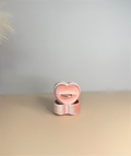 Heart-Shaped Velvet Ring Box – Blush Pink or Green Jewelry Gift Box